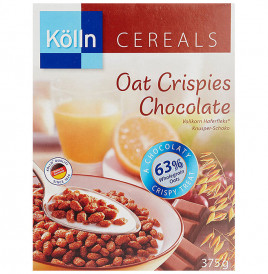 Kolln Oat Crispies Chocolate Cereals  Box  375 grams
